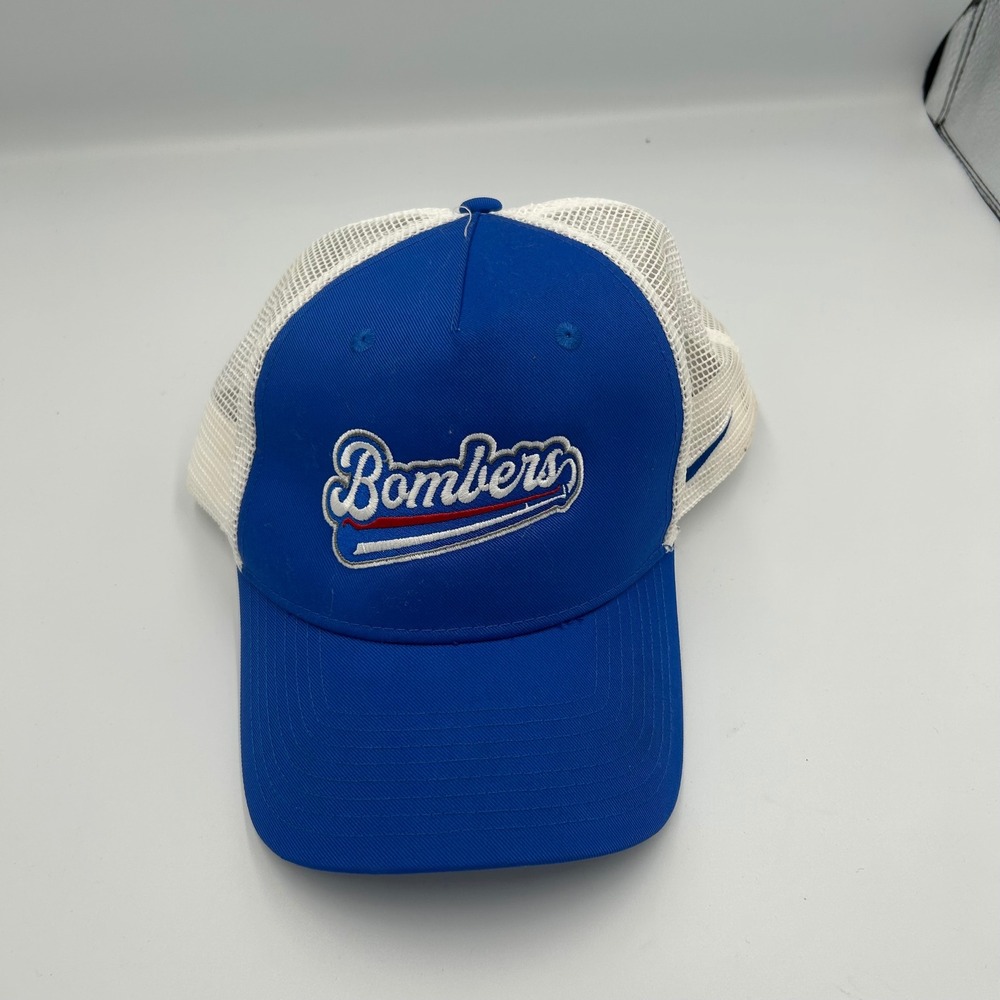Nike‎ Trucker Hat Unisex M/L Blue Bombers Rise Cap Snapback FN9893-480